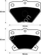 ARKA BALATA COROLLA VERSO 1.4 1.6 VVT-I 1.8VVT-I 2.0D-4D 00-7.07 YARIS 1.0 1.3 1.5 1.4D-4D 00-05