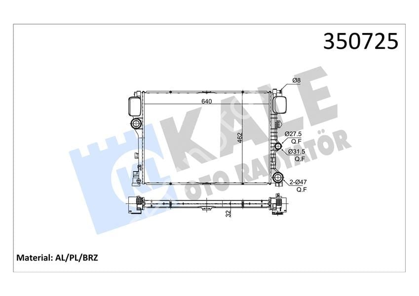 MOTOR SU RADYATORU MERCEDES S-CLASS W221 C216