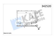 KLIMA RADYATORU FIESTA VI 1.25 16V 1.4TDCI 1.4 16V 1.6 16V 08 B MAX 1.5TDCI 1.6TCI 12