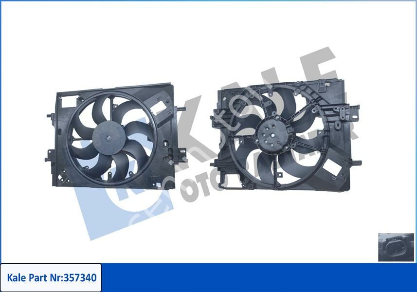 FAN MOTORU DAVLUMBAZLI RENAULT CLIO VCAPTUR II 1.0 TCE 19 REZİSTÖRSÜZ 12V 150W 2200RPM