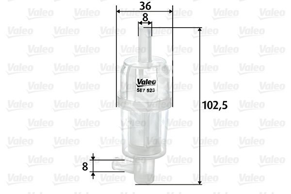 YAKIT FILTRESI MERCEDES OM615 OM616 OM617 W123 W202 W124 W460