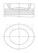 x MOTOR PİSTON SEGMAN VW AMAROK-PASSAT-T5 2.0 TDI CAHA-CDBA-CBDC 81.00