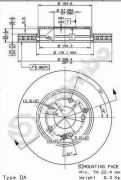 FREN DISKI ON KAPLAMALI MERCEDES W203-W209-W210 C180-C200 /E200