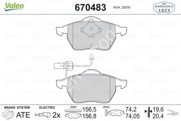 ÖN BALATA FİŞLİ PASSAT 96-01 A6 94-97 100 AVANT 1.8-2.0-2.5-2.6 TDI 16V GDB1049