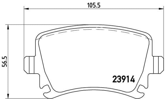 ARKA BALATA PASSAT-CC-CADDY-GOLF5-GOLF6-JETTA-A3-A6-LEON-OCTAVIA-SUPERB 04 GDB1622