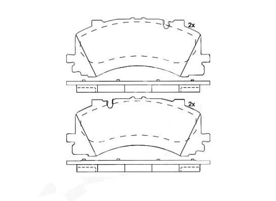 ÖN DİSK FREN BALATASI AUDI A6 QUATTRO 3.0 02/18 AUDI A7 SPORTBACK QUATTRO 3.0 10/17 AUDI A8