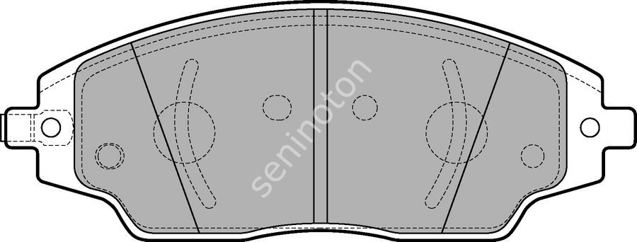 ÖN BALATA CHEVROLET AVEO SEDAN 1.2-1.4-1.6-1.3D 11 AVEO HB 1.2-1.2 LPG-1.4-1.6-1.3 11 14 JANT