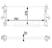 Kühlmittelkühler FIAT DUCATO BENZIN