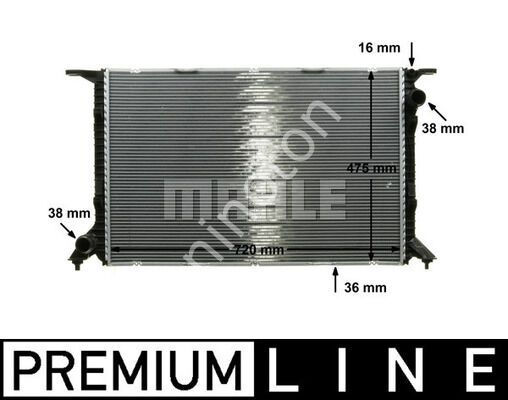 Kühlmittelkühler AUDI A4 / A5 B8 4.2 MT