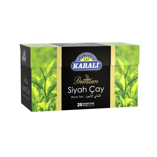 Karali Premium Bardak Poşet Siyah Çay 20'li