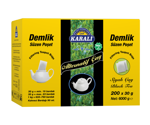 Karali Alternatif Jumbo Demlik Poşet Çay 200x30 Gr