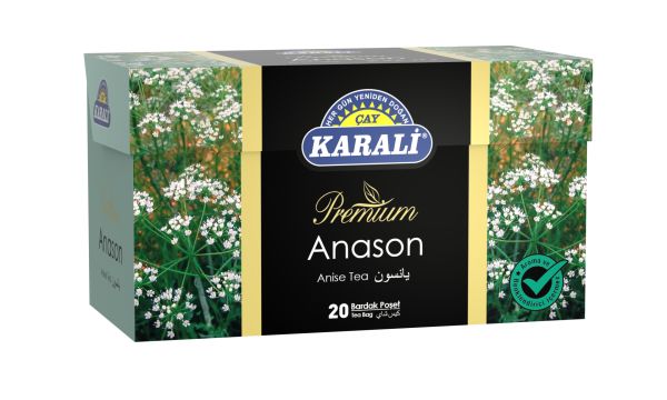 Karali Bardak Poşet Bitki Çayı Anason-Rezene 20'li