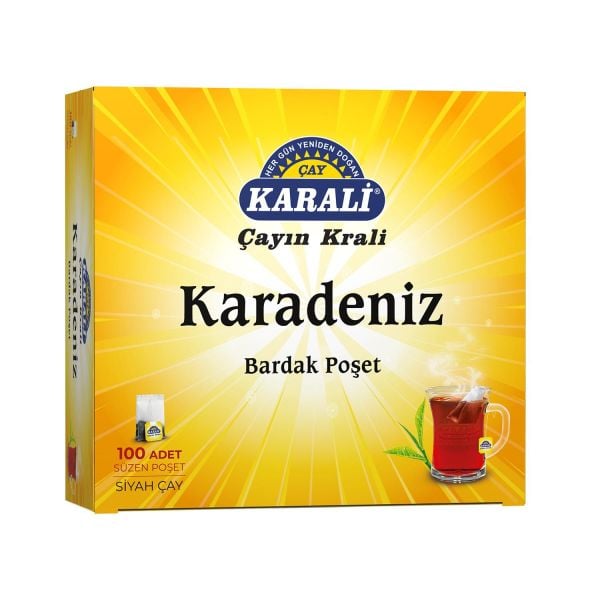 Karali Karadeniz Bardak Poşet Çay 100'lu