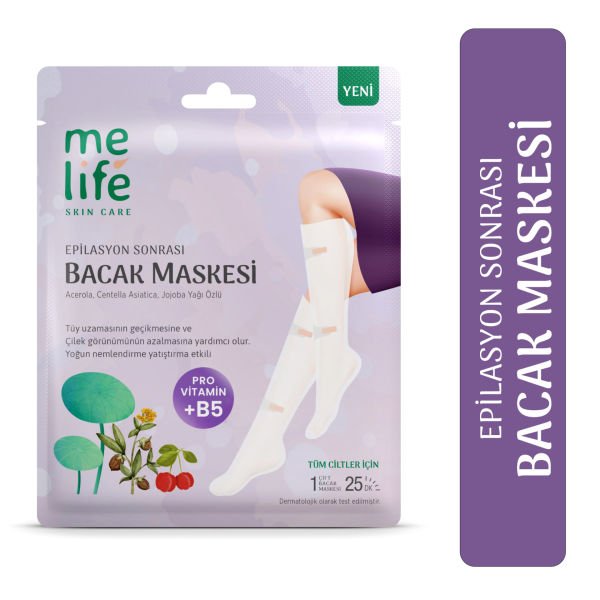 MeLife Epilasyon Sonrası Bacak Maskesi 50 Ml