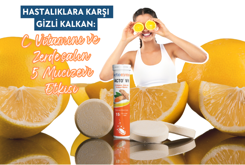 ﻿Hastalıklara Karşı : C Vitamini ve Zerdeçalın 5 Etkisi