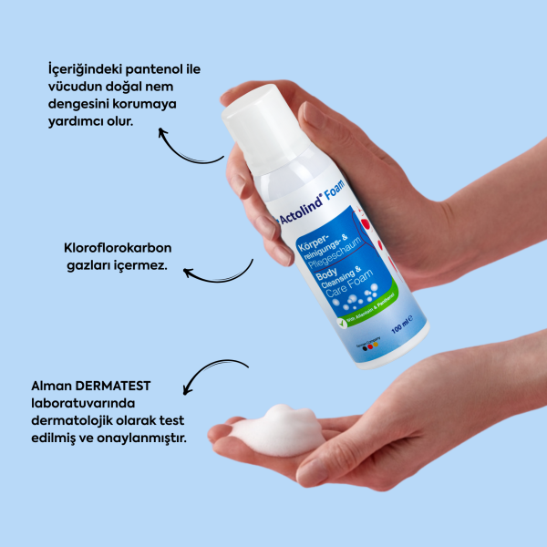 Actolind ® Foam 100 ml Vücut Temizleme Köpüğü