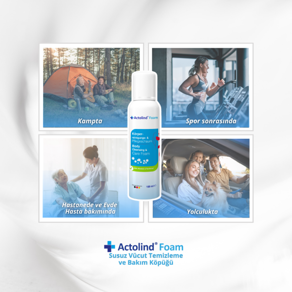 ACTOLIND® Foam 100 ml Vücut Temizleme Köpüğü