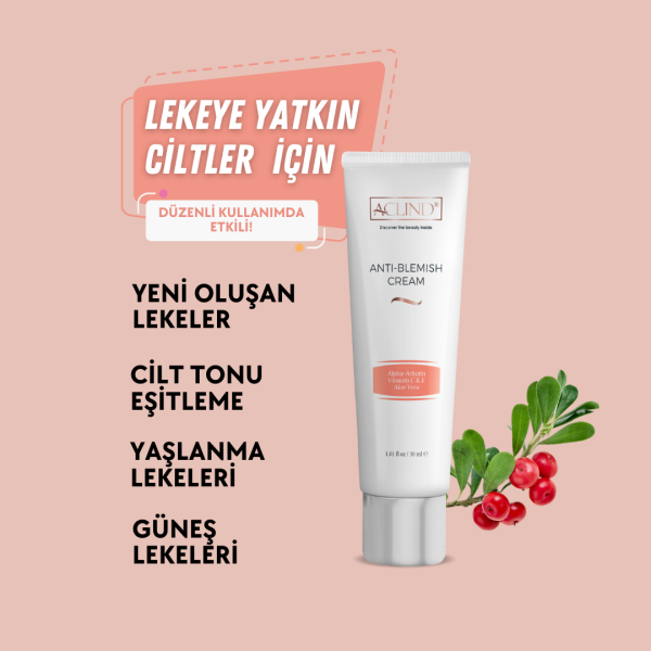 ACLIND® ANTI-BLEMISH CREAM / Leke Karşıtı Krem 30 ml