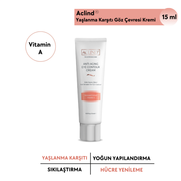 ACLIND® ANTI-AGING EYE CONTOUR CREAM 15 ml Yaşlanma Karşıtı Göz Kremi