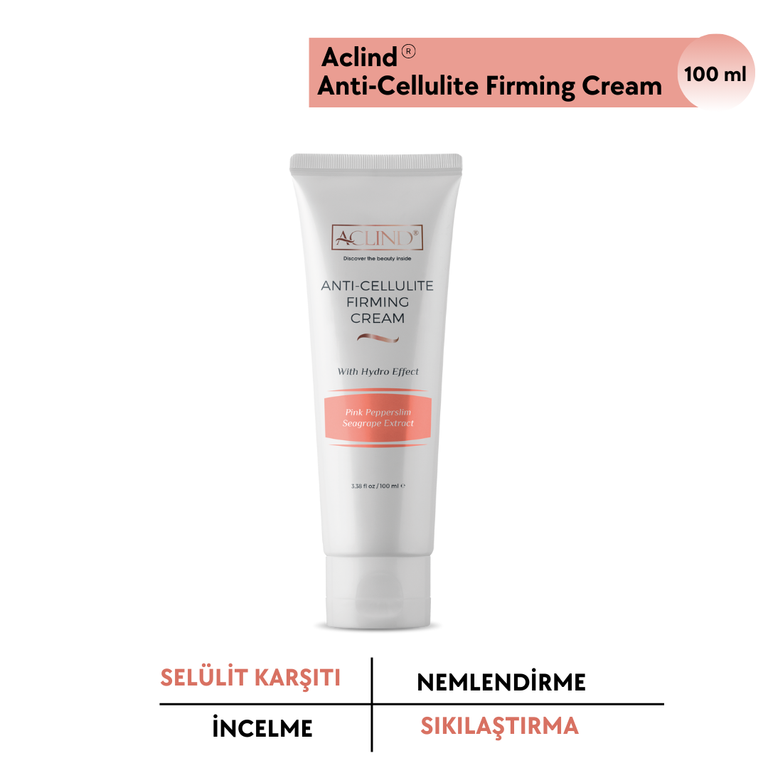 ACLIND® ANTI-CELLULITE FIRMING CREAM 100 ml PINK PEPPERSLIM, SEAGRAPE EXTRACT