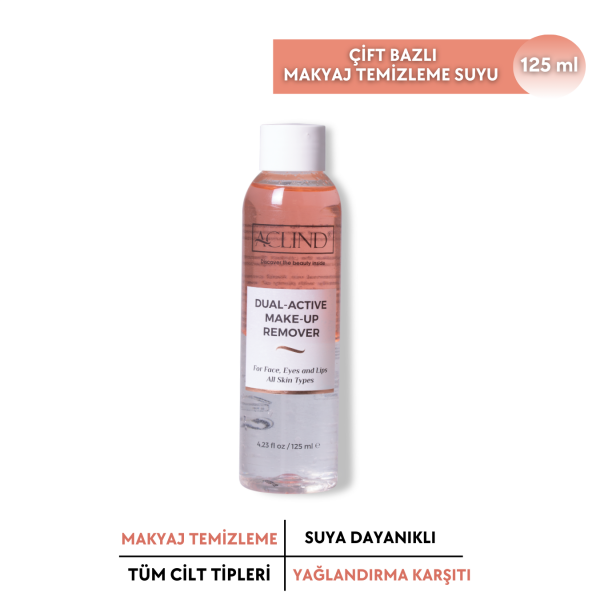 Aclind® Dual-Active Make-Up Remover | Çift Bazlı Makyaj Temizleyici