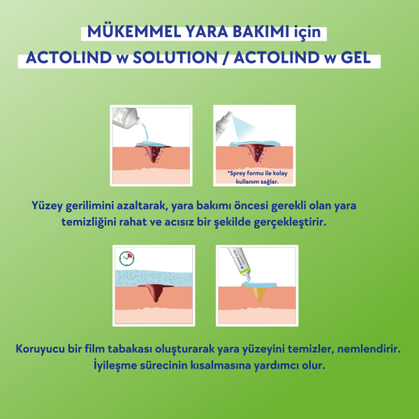 Actolind ® W Gel 50 ml | Yara İyileştirme Jeli