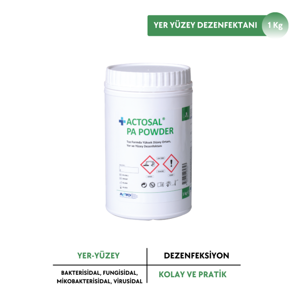 ACTOSAL®  PA POWDER 1 kg (Toz - Yer Yüzey Dezenfektanı)