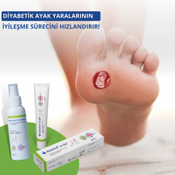 Actolind ® w 50 ml Jel + w 50 ml Solüsyon | 2'li Yara Bakım Seti