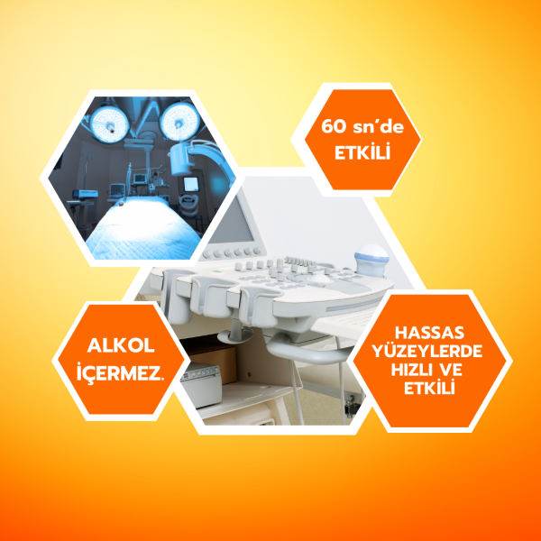 ACTOANID® WIPES 100 pcs Hassas Yüzeyler için Dezenfeksiyon Mendili