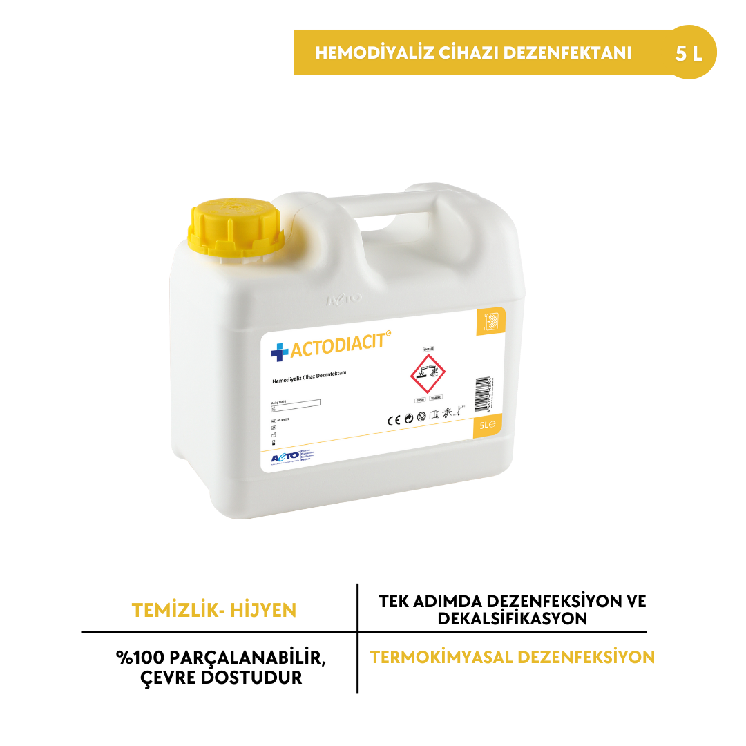 ACTODIACIT® 5 L Hemodiyaliz Cihazı Dezenfektanı