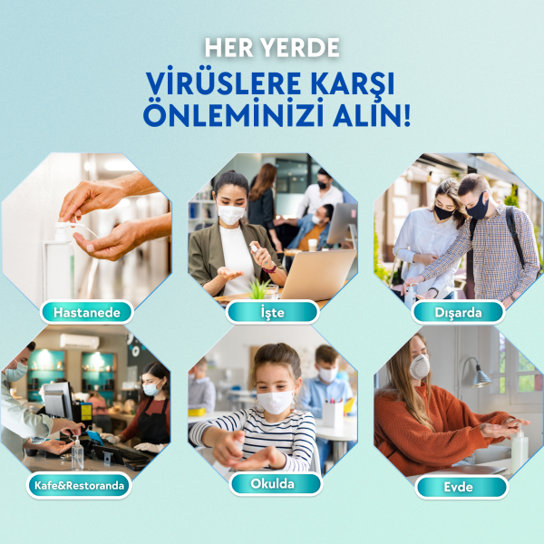 ACTOHAND® IPA 1 L (﻿El ve Cilt Antiseptiği - İzopropil Alkol 75 % (v/v) = (70,6 g)