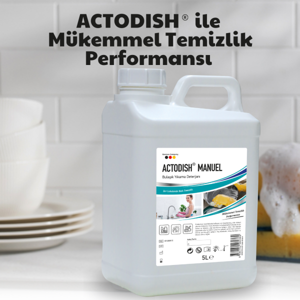 ACTODISH® MANUEL Bulaşık Deterjanı 5 Litre