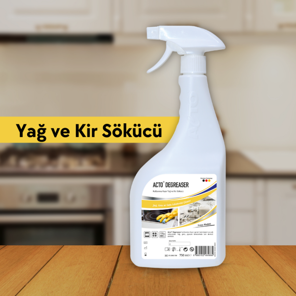 ACTO® DEGREASER 750 ml Kullanıma Hazır Yağ ve Kir Sökücü