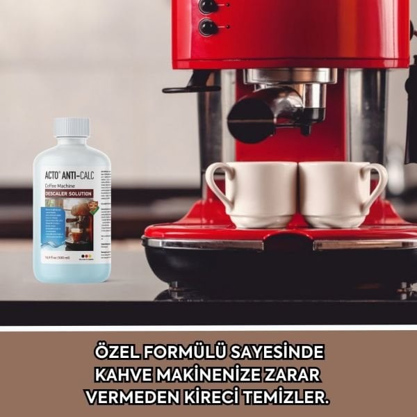 ACTO® ANTI-CALC  500 ml Kahve Makinası Kireç Çözücü