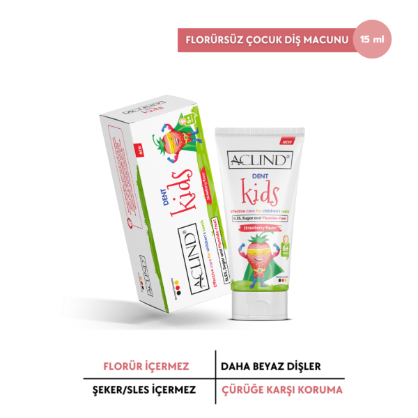 Aclind Dent Kids 15 ml ÇOCUK DİŞLERİ İÇİN ETKİLİ BAKIM