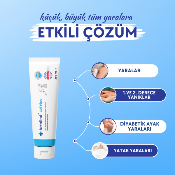 Actolind ® Gel Plus 250 ml | Yara Bakım Jeli