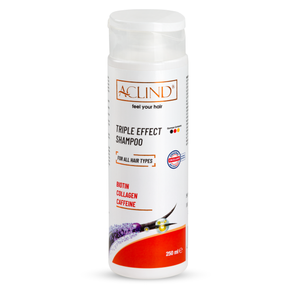 ACLIND® TRIPLE EFFECT SHAMPOO | Saç Dökülmesine Karşı Şampuan 250 ml