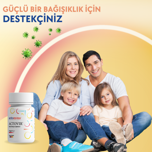 ACTOVIR® Panaks Ginseng ve Epimedium Ekstresi İçeren Takviye Edici Gıda 300mg x 9 Kapsül