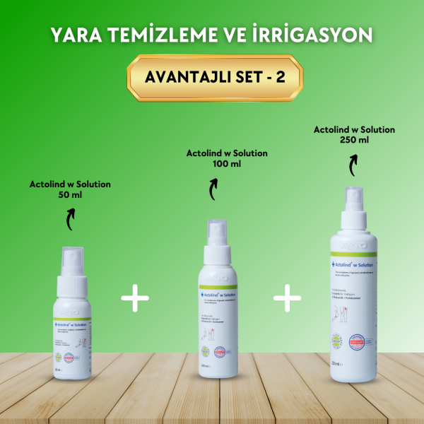 ACTOLIND® w SOLUTION 50 ml + 100 ml + 250 ml Yara İyileştirme Solüsyonu