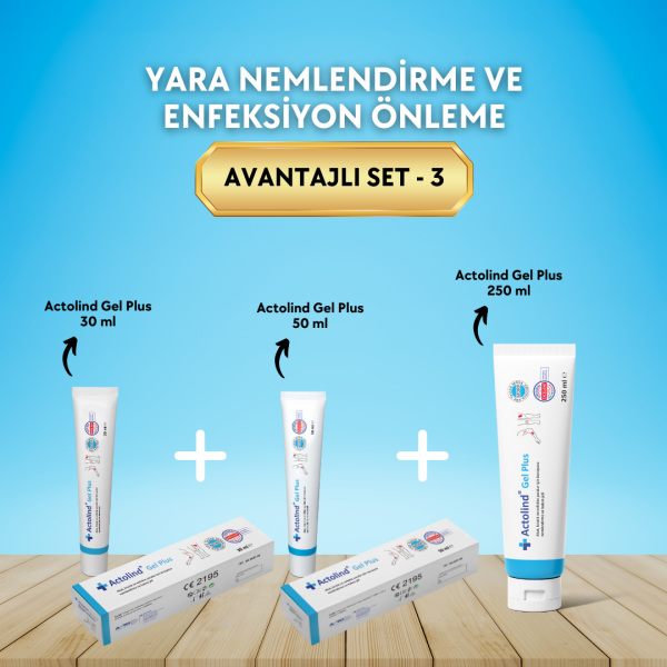 ACTOLIND® Gel Plus 30 ml + 50 ml + 250 ml Yara Bakım Jeli