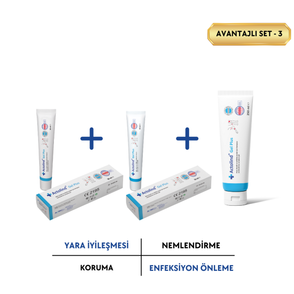 ACTOLIND® Gel Plus 30 ml + 50 ml + 250 ml Yara Bakım Jeli