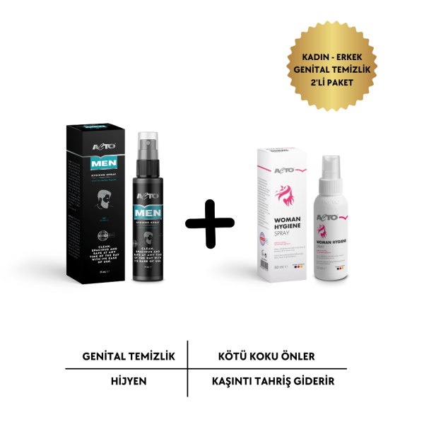 ACTO® Men & Woman Hygiene Spray-Erkek & Kadın Genital Temizlik Spreyi