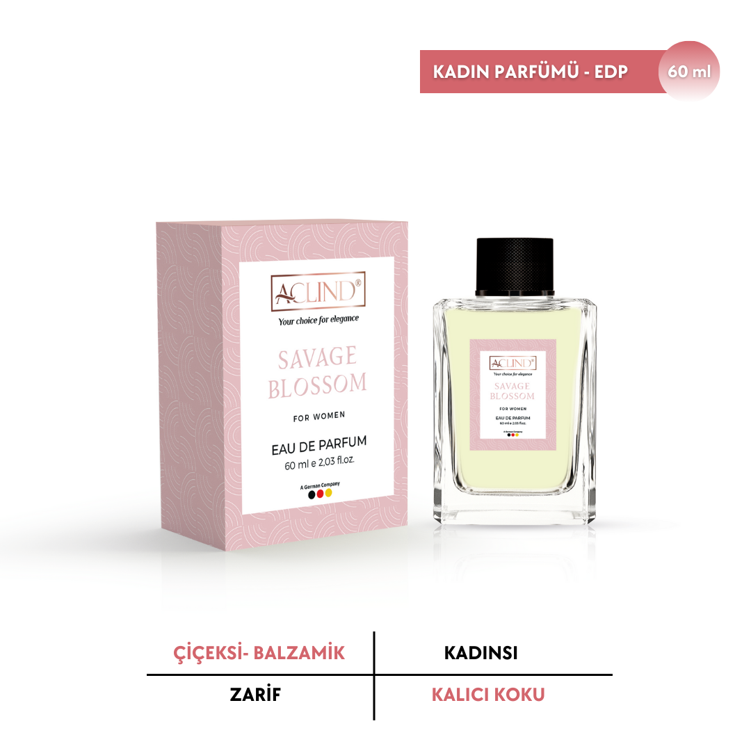 ACLIND® SAVAGE BLOSSOM For Women | EAU DE PARFUM | Kadın Parfümü