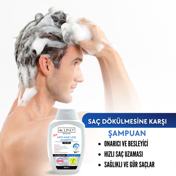 Erkek Saç Dökülme Karşıtı Şampuan & Serum Seti