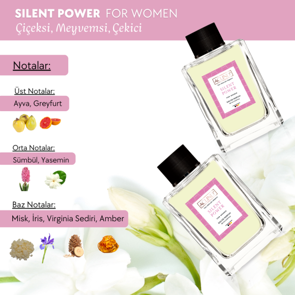 ACLIND® SILENT POWER For Women | EAU DE PARFUM | Kadın Parfümü