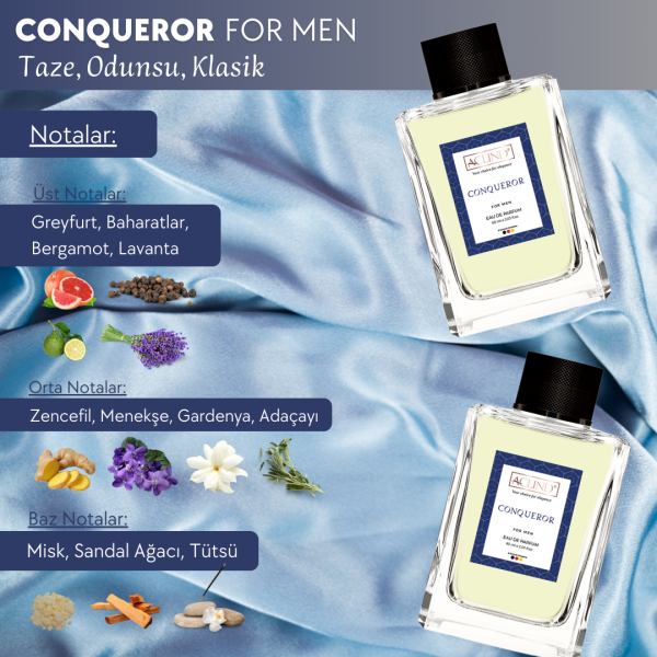 ACLIND® CONQUEROR For Men | EAU DE PARFUM | Erkek Parfümü