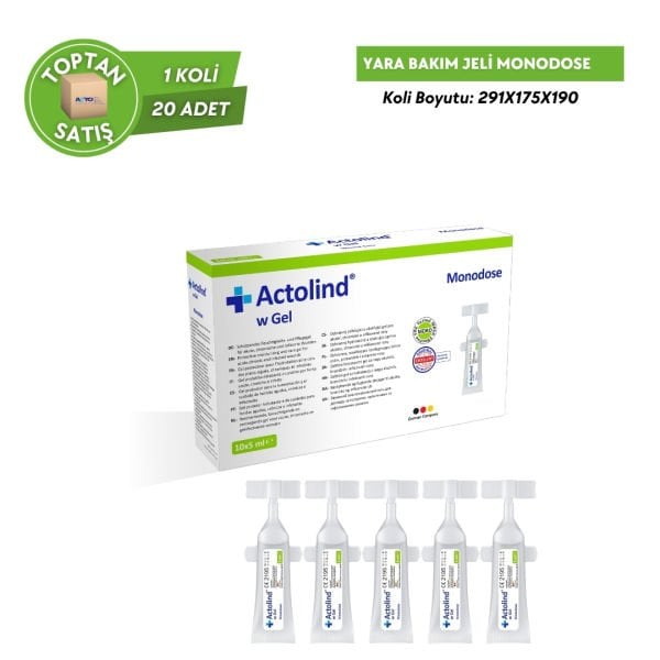 Actolind ® w GEL Monodose 10 x 5 ml | Yara İyileştirme Jeli - Toptan Satış