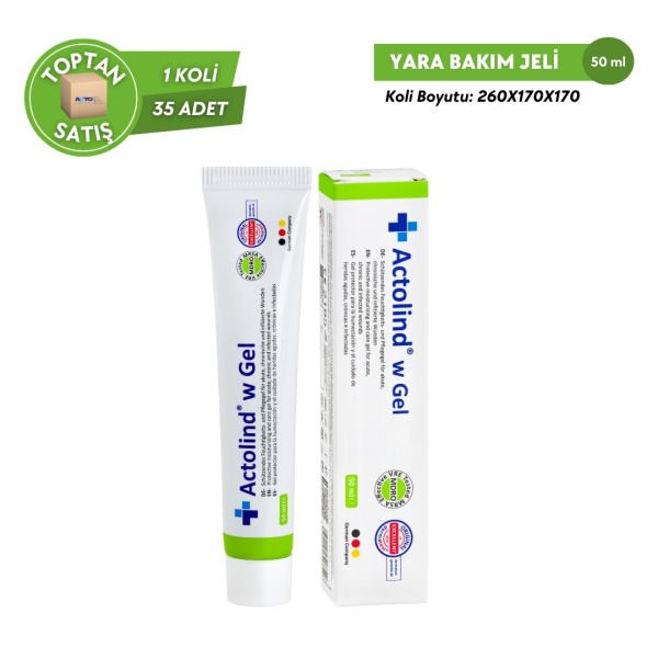 Actolind® W Gel – Yara Bakım Jeli | Akut, Kronik ve Enfekte Yaralar & Yanıklar İçin - Toptan Satış 50 ml