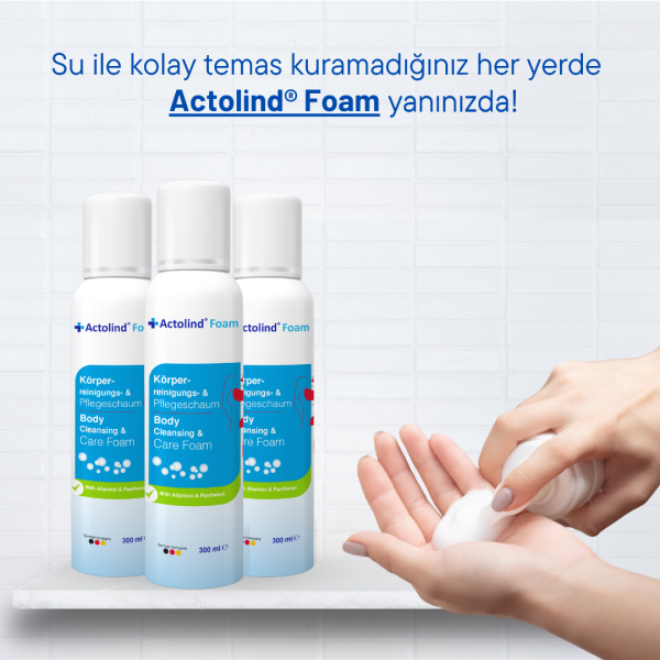 Actolind ® Foam Vücut Temizleme Köpüğü - Toptan Satış 300 ml