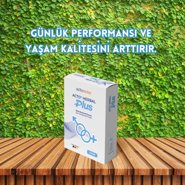 ACTO® HERBAL PLUS | Bitki Ekstreleri İçeren Gıda Maca ve Ballı 5x5 ml